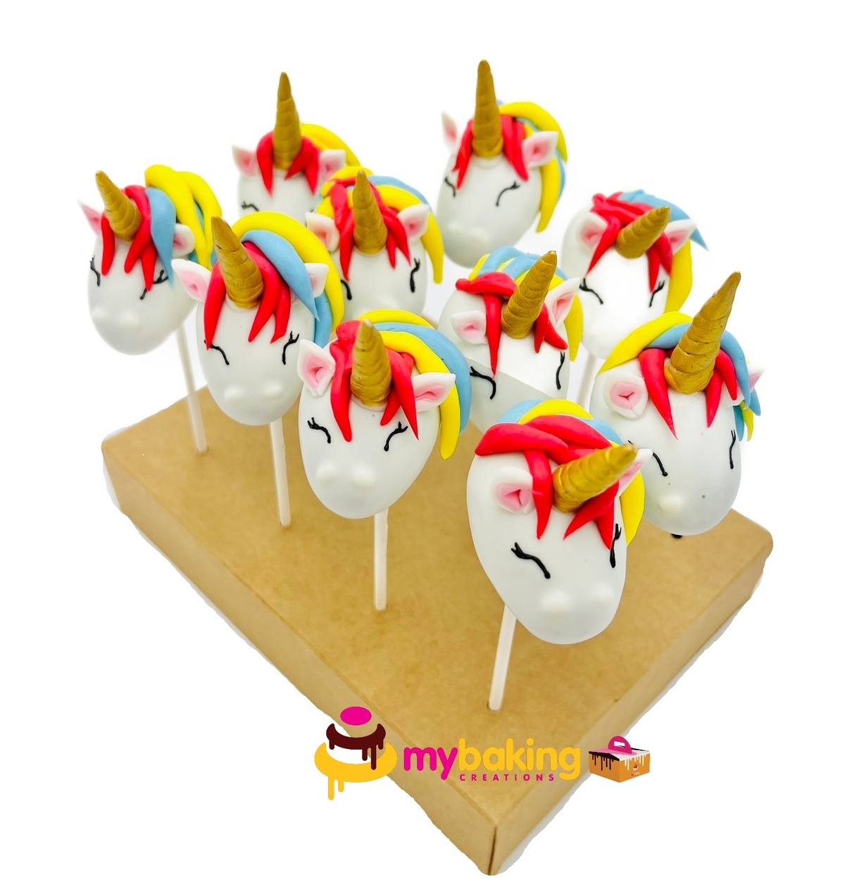 Custom unicorn themed cake pops San Francisco Bay Area